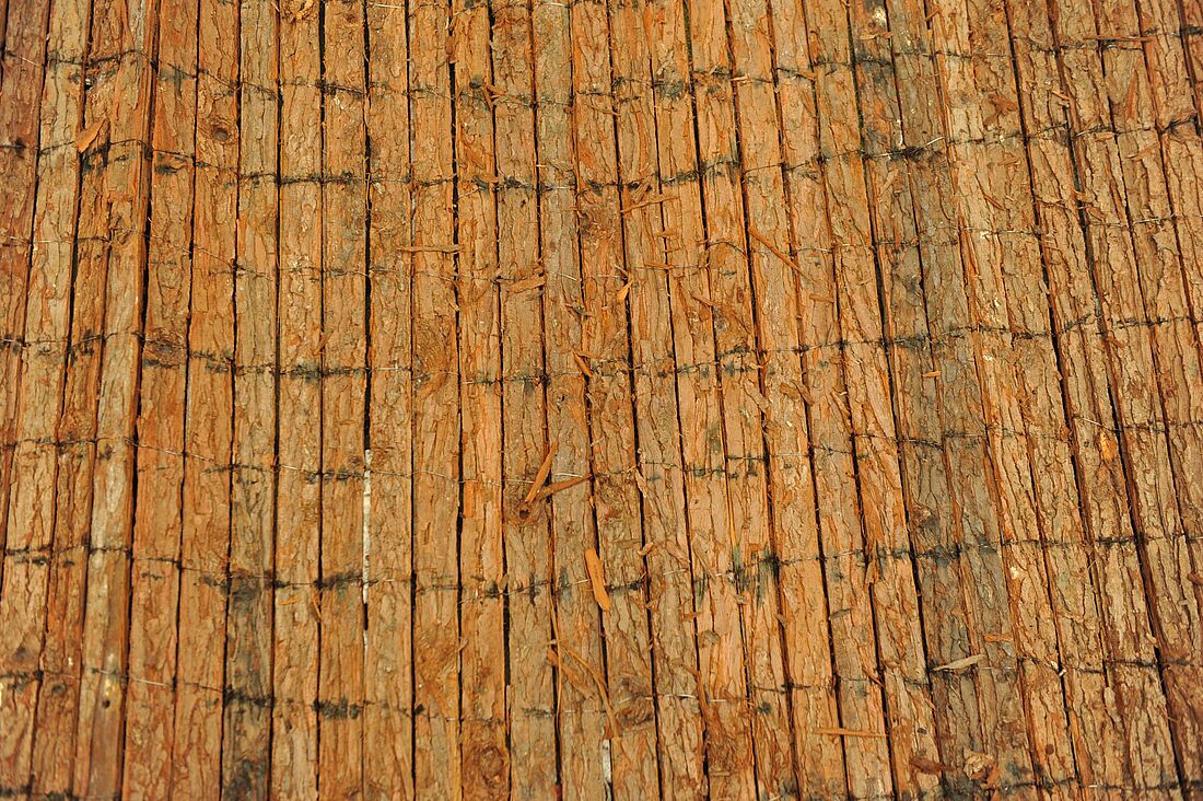 Rindenmatte im Detail